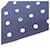 Scrunchie in seta Chanel AA9828 Bianco Blu navy - vista 4