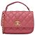 Borsa in pelle rosa Chanel AS1226