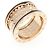 Bulgari Bvlgari B.zero1 Rock 4-Band-Ring Schwarz Golden