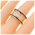Bulgari Bvlgari B.zero1 Rock 4-Band-Ring Schwarz Golden - Ansicht 3