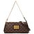 Borsa Louis Vuitton Damier Eva Chain Marrone