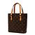 Borsa Tote Louis Vuitton Monogram Vavin PM Marrone - vista 2
