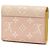 Louis Vuitton Monogram Empreinte Bi-fold Wallet Braun Beige Gelb - Ansicht 2