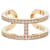 Ring Hermès Bague anneau en or jaune 18K et diamants Hermes  - vue 1
