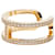 Ring Hermès Bague anneau en or jaune 18K et diamants Hermes  - vue 2