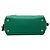 Borsa tote e a spalla in pelle verde Prada - vista 3