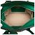 Borsa tote e a spalla in pelle verde Prada - vista 4