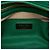Borsa tote e a spalla in pelle verde Prada - vista 5
