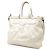 Borsa Tote Gancini Salvatore Ferragamo Bianco - vista 2