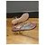 Aquazzura Sandali piatti decorati oro rosa Metallico - vista 9