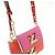 Borsa a tracolla Louis Vuitton Epi Twist PM Marrone Rosso - vista 5