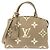 Borsa Louis Vuitton Bicolor Monogram Empreinte Petit Palais PM Grigio Crudo
