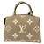 Borsa Louis Vuitton Bicolor Monogram Empreinte Petit Palais PM Grigio Crudo - vista 2