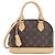 Borsa Louis Vuitton Monogram Alma BB Marrone