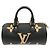 Borsa a Spalla Louis Vuitton Bicolor Monogram Empreinte Papillon BB Nero Beige - vista 2