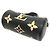 Borsa a Spalla Louis Vuitton Bicolor Monogram Empreinte Papillon BB Nero Beige - vista 3