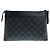 Louis Vuitton Monogram Eclipse Pochette Voyage Souple Nero - vista 2