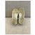Sneakers basse Chanel in pelle bianca Bianco - vista 5