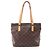 Borsa a Spalla Louis Vuitton Cabas Piano Marrone