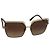 Dolce & Gabbana Gafas de sol cuadradas doradas Castaño Dorado