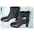 Christian Louboutin Stivaletti in Pelle Nera - vista 6