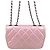 Chanel Mini Coco Flap in pelle trapuntata lucida Rosa - vista 15