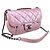 Chanel Mini Coco Flap in pelle trapuntata lucida Rosa - vista 7