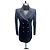 Vestido Blazer Chanel Vintage Azul Marino de Doble Botonadura – Talla 36