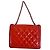 Borsa Chanel Boy Lego Brick Flap in vernice trapuntata e plexiglass rosso - vista 8
