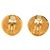 Orecchini a clip Chanel Coco Mark Matelassé placcati oro Golden - Ansicht 2