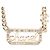 Collana a catena Rogue con logo vintage Chanel D'oro