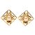 Timeless Orecchini clip Chanel Coco Mark Vintage D'oro