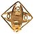 Timeless Orecchini clip Chanel Coco Mark Vintage D'oro - vista 3