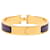 Hermès Pulseira Click H PM Hermes Dourado Roxo  - vista 3