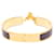 Hermès Pulseira Click H PM Hermes Dourado Roxo  - vista 4