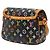 Borsa a tracolla Louis Vuitton Monogram Multicolor Sologne Marrone Nero - vista 2