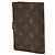 Funda de agenda Louis Vuitton Monogram Agenda PM Castaño - vista 2