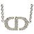 Collana Christian Dior in metallo argentato e strass Argento - vista 2