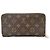 Louis Vuitton Zippy Continental Long Wallet aus Monogram Canvas Braun - Ansicht 2