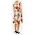 Dolce & Gabbana Midi-Kleid mit weiß-rotem Blumenprint - Größe UK 8 - Ansicht 2