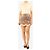 Zimmermann Mini falda de lino con estampado paisley crema - talla UK 10 Crudo - vista 2