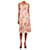 Dolce & Gabbana Robe d'été trapèze à imprimé lys rose - taille UK 6  - vue 1
