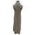 Autre Marque Ärmelloses Rollkragenkleid Beige - Ansicht 2