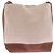 Autre Marque Borsa a mano in spugna beige - vista 3