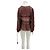 Top de algodón estampado rojo Antik Batik XS Roja - vista 2