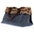 Prada Borsa in denim e stampa leopardata Blu - vista 2