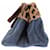 Prada Borsa in denim e stampa leopardata Blu - vista 5