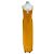 Autre Marque Vestido largo naranja de algodón NENSI DOJAKA