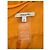 Autre Marque Vestido largo naranja de algodón NENSI DOJAKA - vista 5