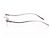 Autre Marque Brille mit silbernen Details - Ansicht 5